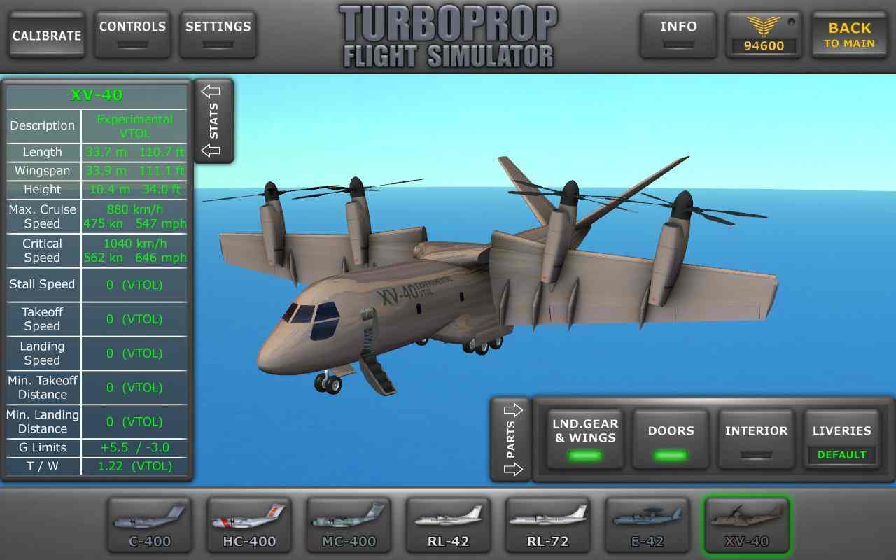 Turboprop Flight Simulator 3D Mod