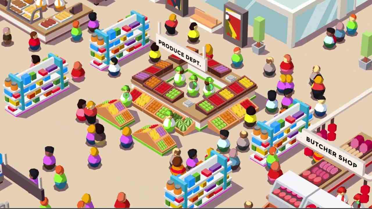 Game Idle Supermarket Tycoon Mod