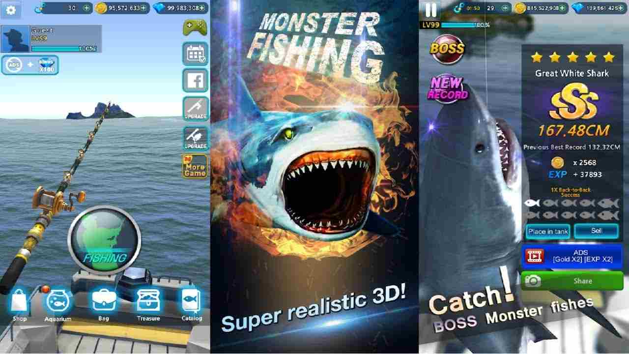 Download Monster Fishing 2021 Mod