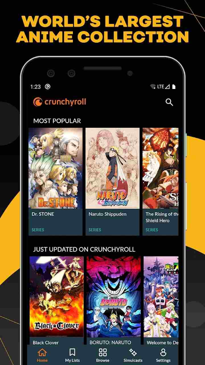 ear app Crunchyroll mod apk