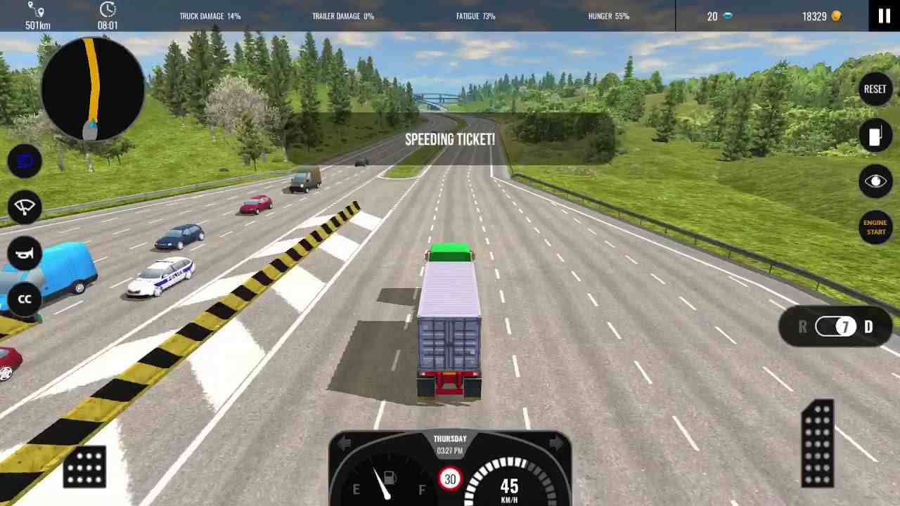 Download Truck Simulator PRO Europe Mod