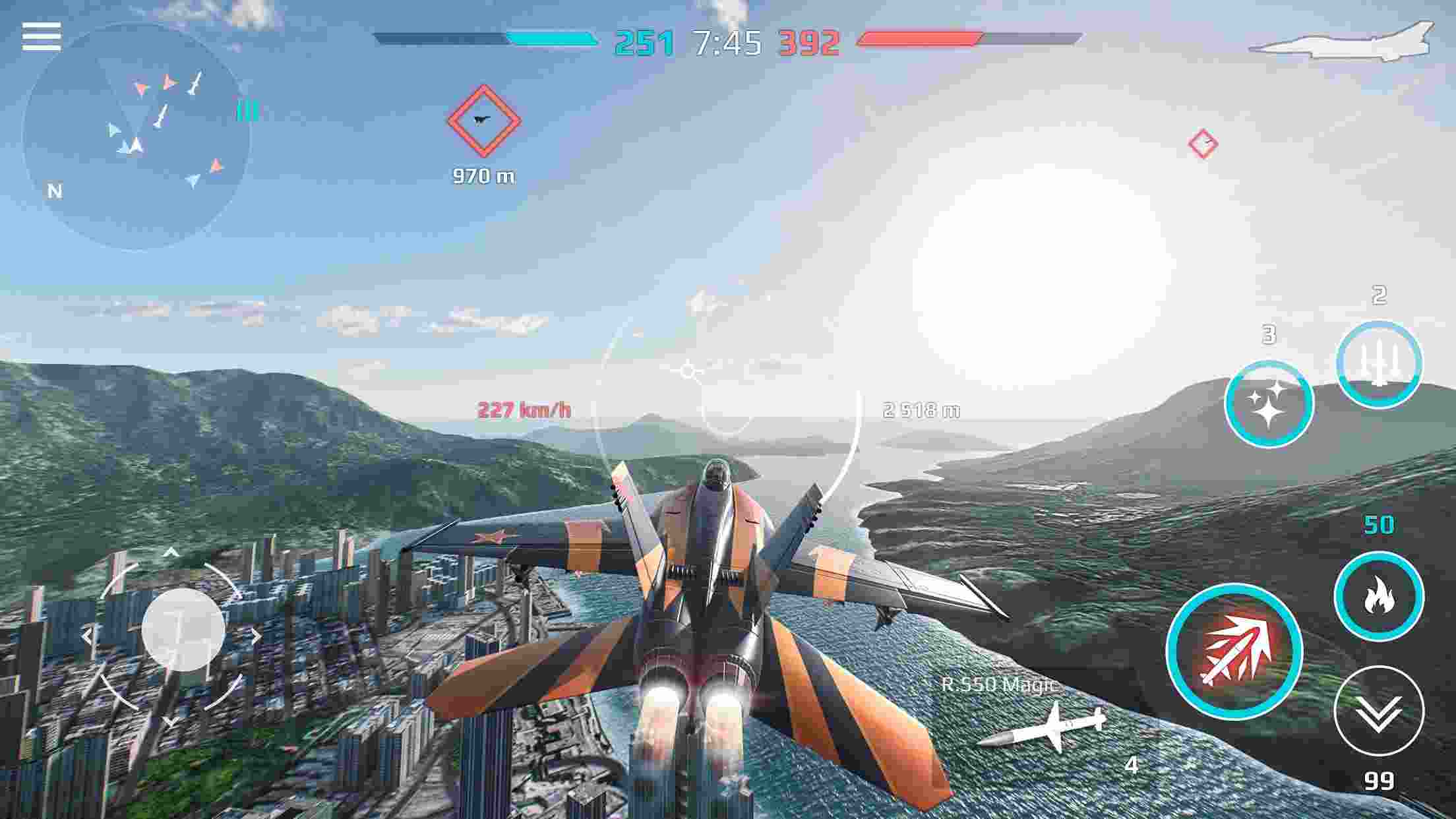 game Sky Combat mod hack