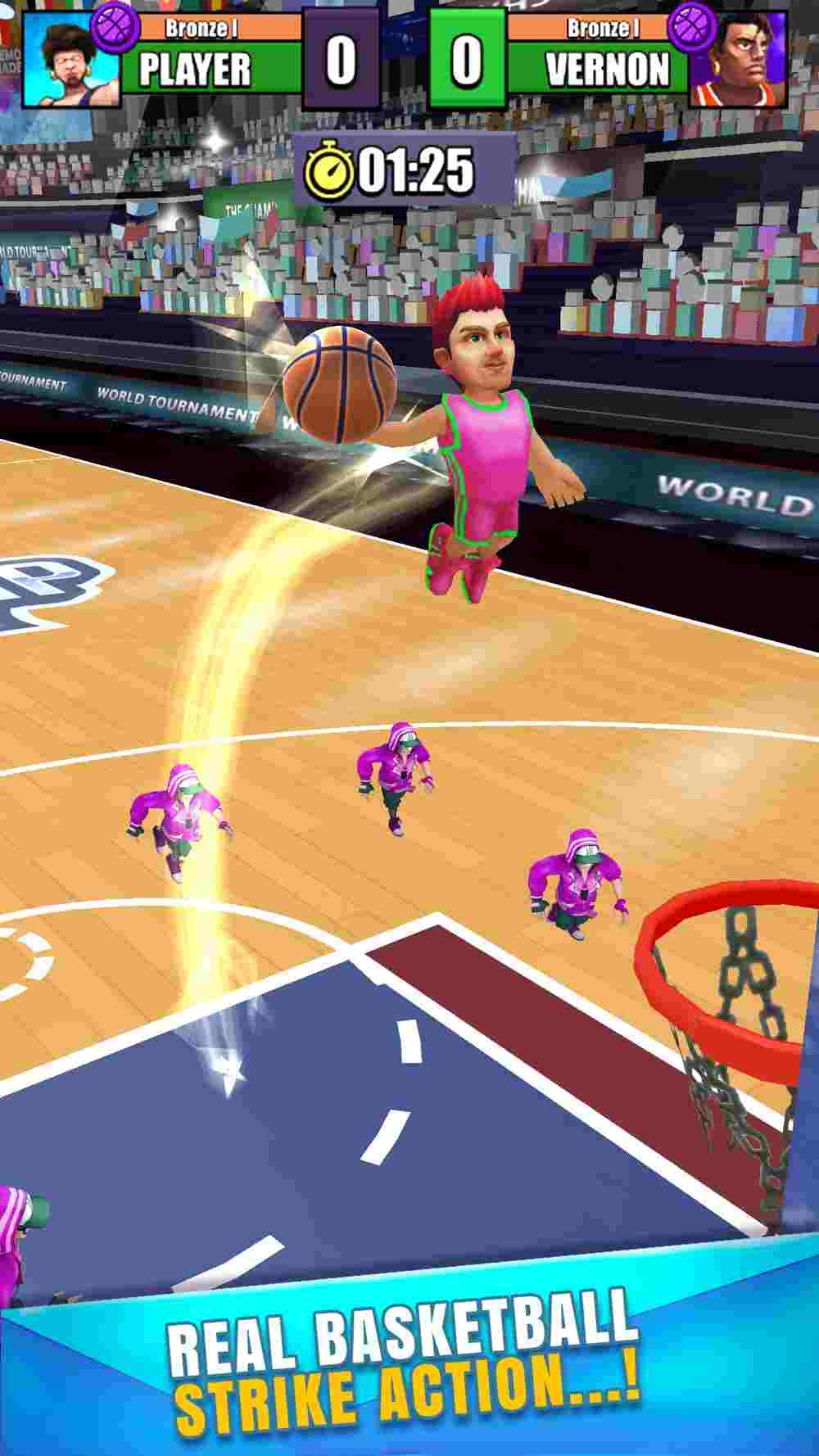 tai game Basketball Strike mod apk cho android