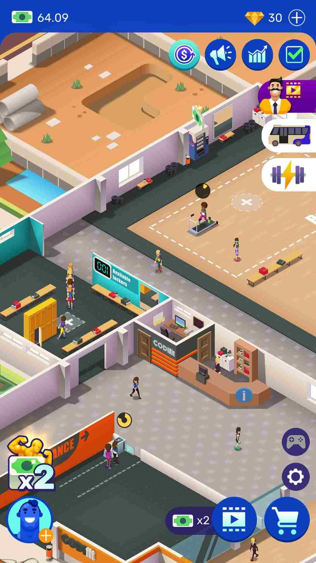 Idle GYM Sports mod apk for android