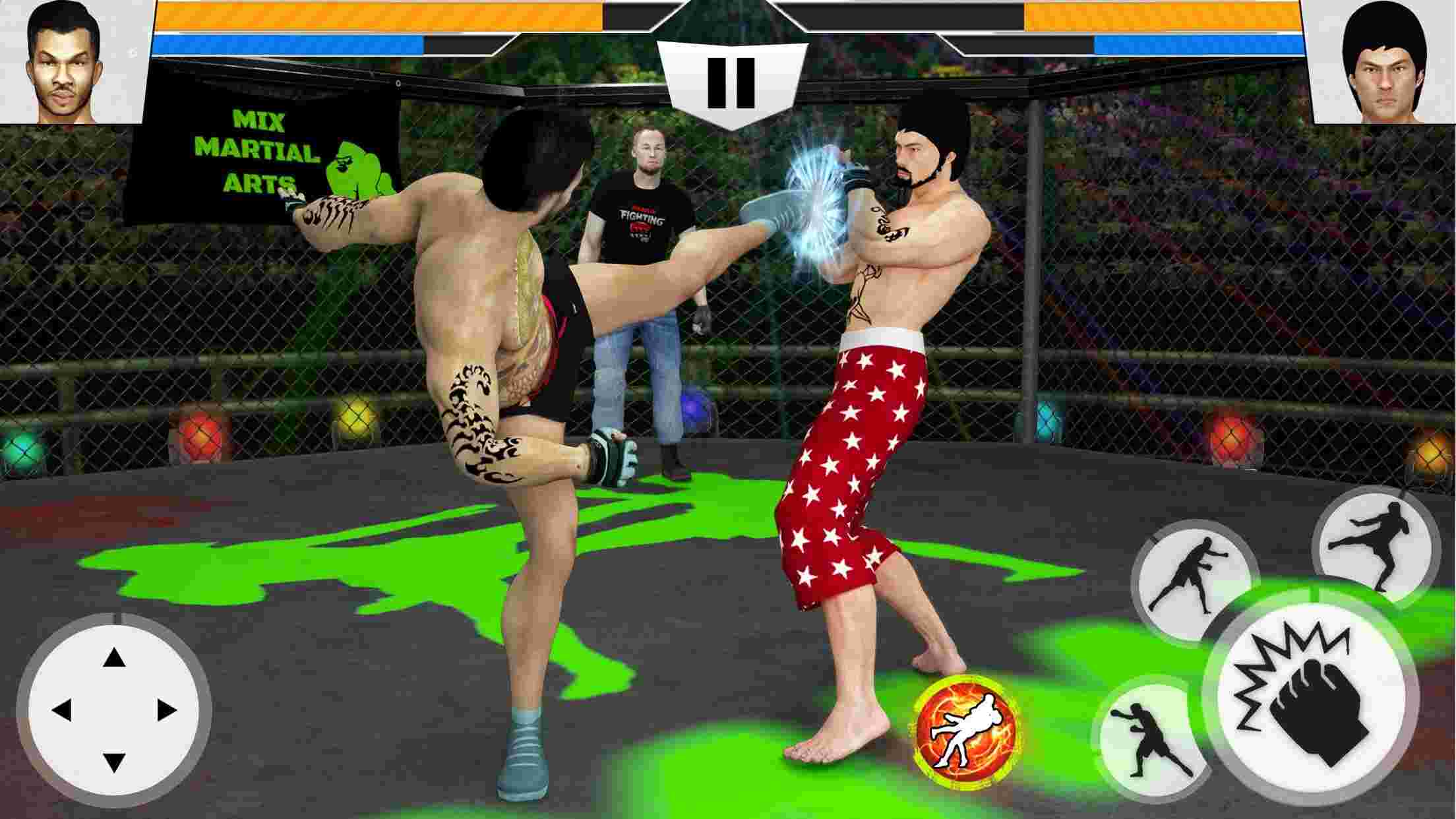 Martial Art Cage Battle King mod apk cho android.