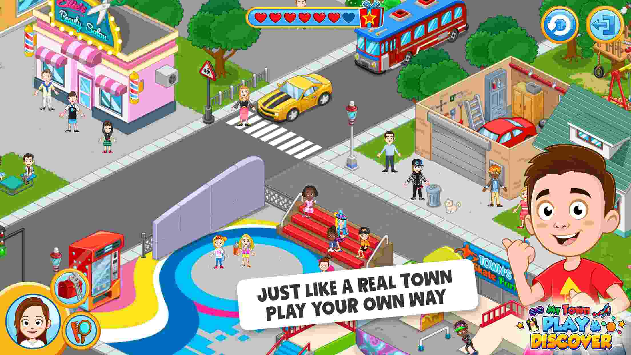 game My Town Discovery Pretend Play mod