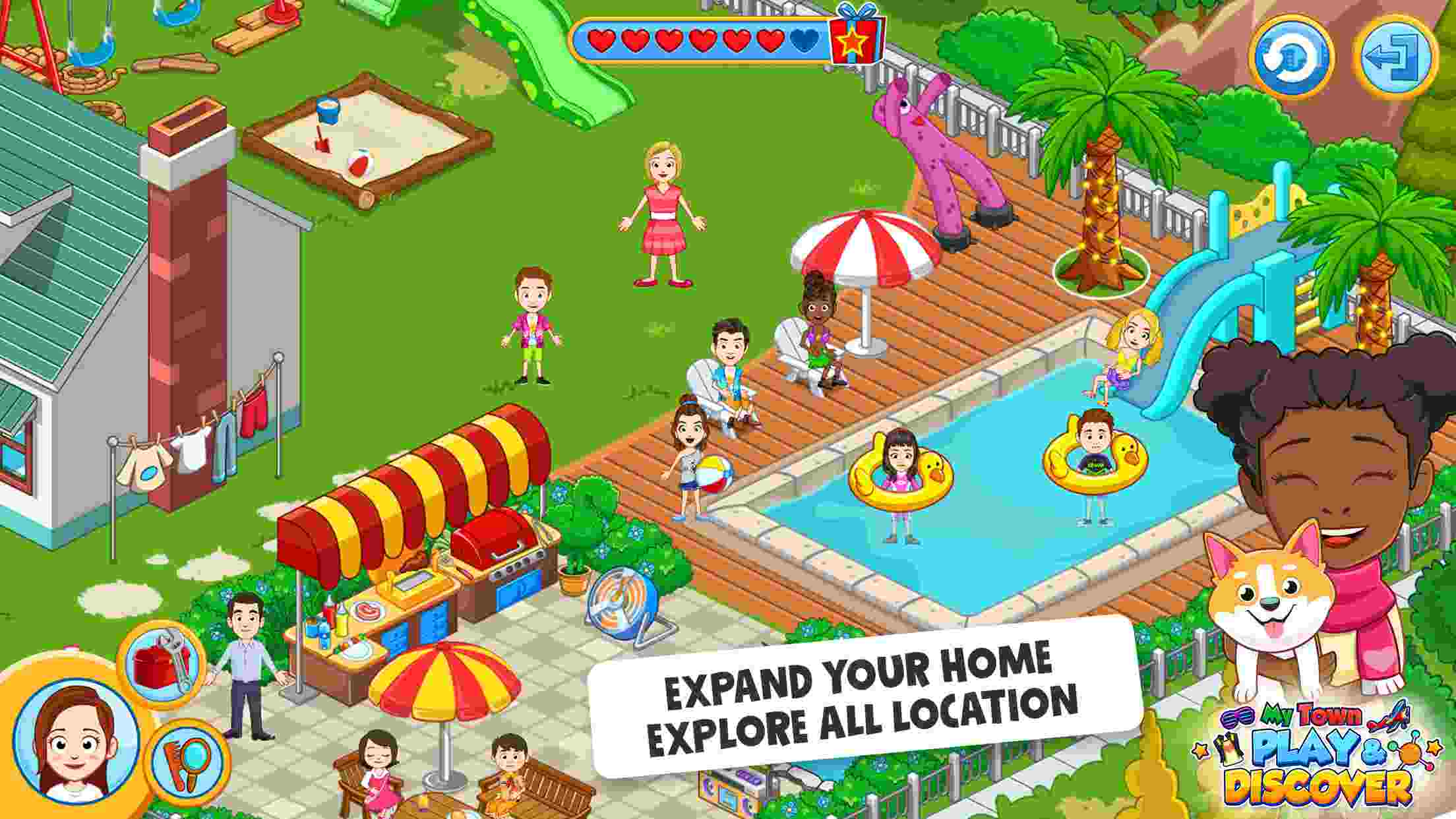 My Town Discovery Pretend Play game mod apk