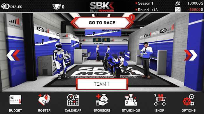 Game SBK Team Manager Mod