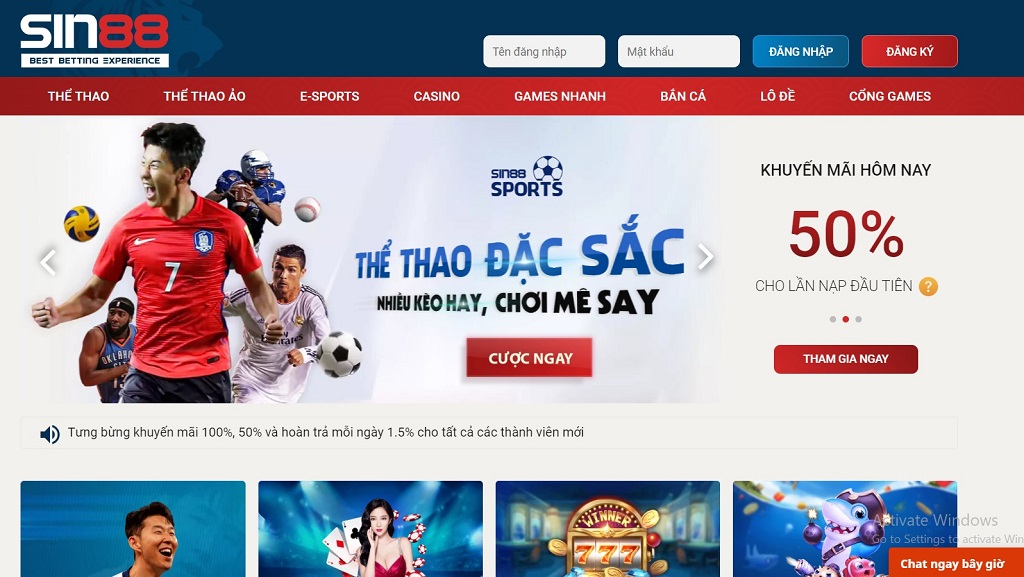 Tải sin88 online - Cổng game đặt cược uy tín số 1 Việt Nam