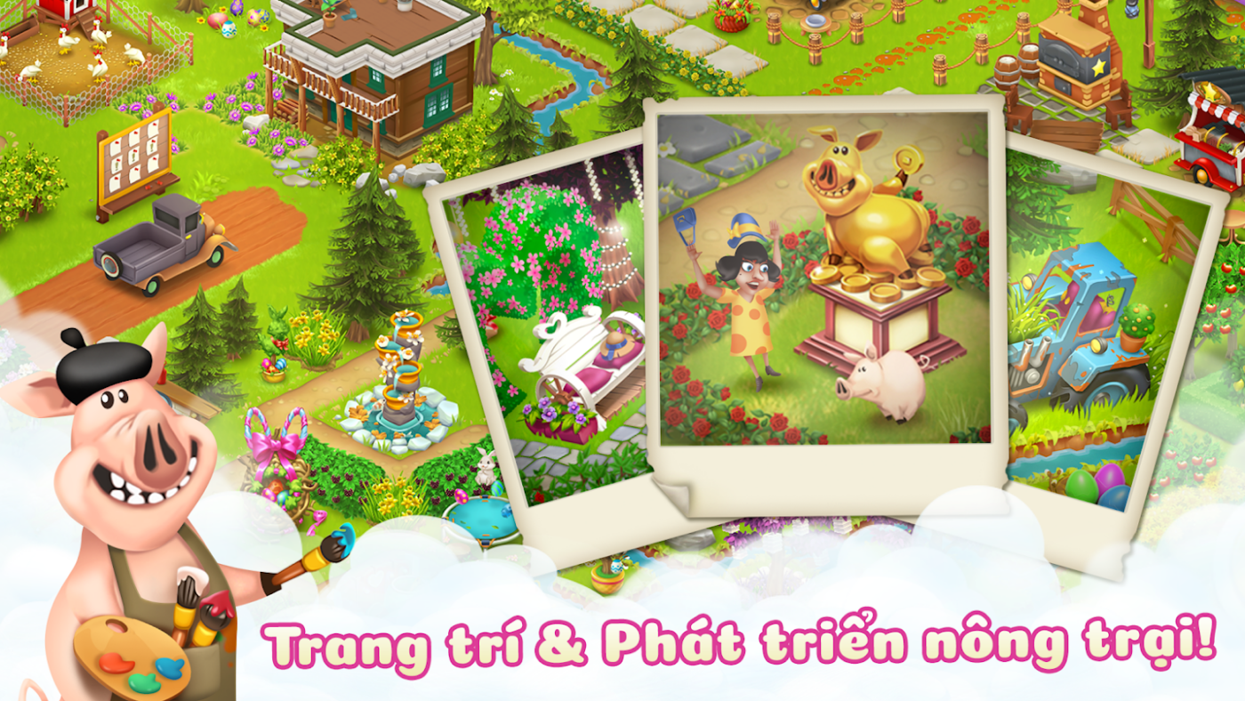 Tải game HAY DAY MOD APK 1.54.71 (tiền, hạt giống) Android iOs