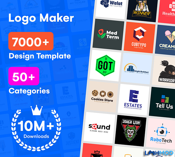 Logo Maker & Logo Creator MOD APK {{version}} (Pro Unlocked)