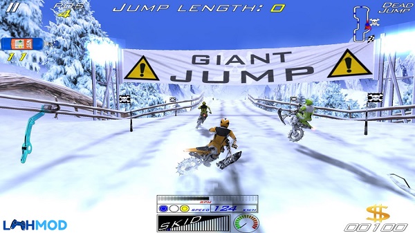 General information about the game XTrem SnowBike Mod