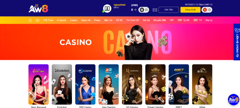 Casino online AW8