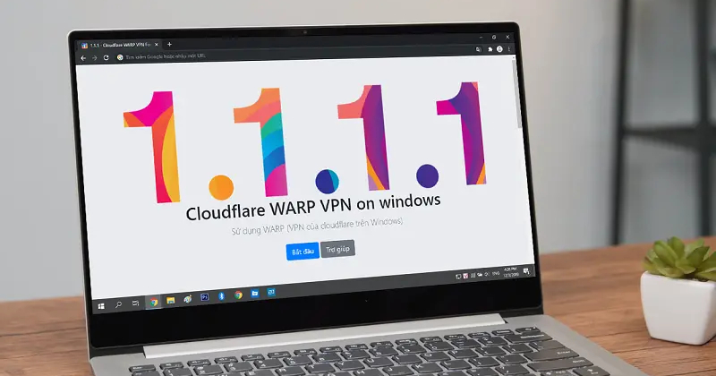 Warp 1.1.1.1 cho laptop và PC