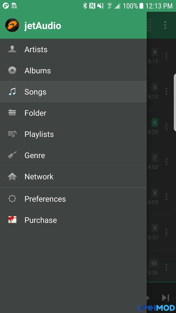 9 features included in jetAudio HD Music Player Plus Mod