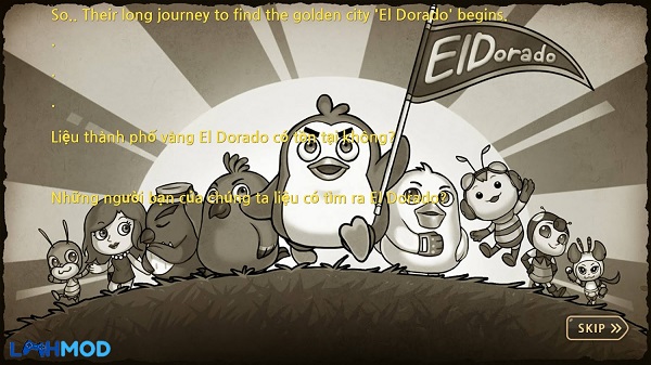 The plot in the game El Dorado