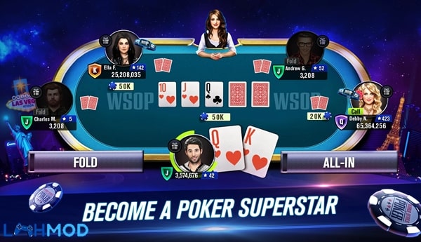 WSOP - Poker Game Online the Most Popular Mobile App to Play